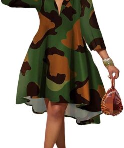 Women's Floral Print Midi Dress