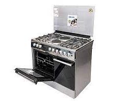 4-Burner Gas Cooker with Oven